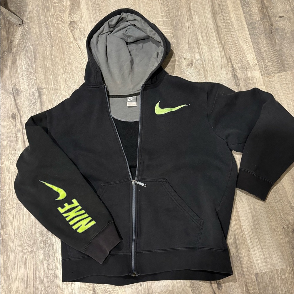 Oversized Nike Zip-Up Hoodie